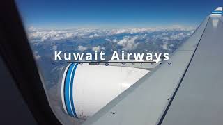 Kuwait airways flight landing in Geneva airport (relax short video no loop)