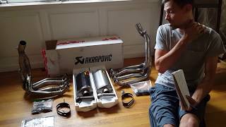 Akrapovic Titanium vs Stainless full exhaust weight difference