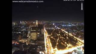 #Meteorito captado en el cielo de la Ciudad de México 1 febrero 2020 a las 20 18 45