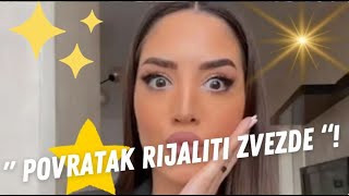 Prelepe vesti od Anđele Đuričić: veliki povratak rijaliti zvezde !