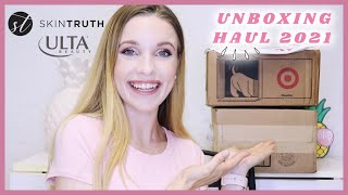 UNBOXING HAUL 2021 | ULTA, TARGET, & SKINTRUTH - OSMOSIS| JEBeauty