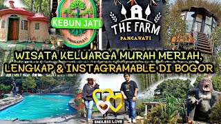 BENTUK VILLA NYA UNIK! | REVIEW THE FARM & KEBUN JATI PANCAWATI | Wisata Murah & View Keren di Bogor