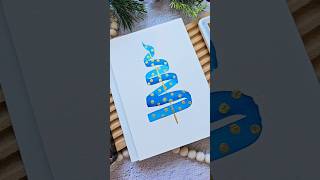 Easy one stroke Christmas tree #christmas #art