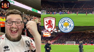 GREENWOOD SCREAMER SENDS THE BORO FANS WILD!!! Middlesbrough V Leicester City matchday vlog