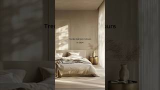 TRENDY BEDROOM COLOURS 2024 | interior design trends | australia