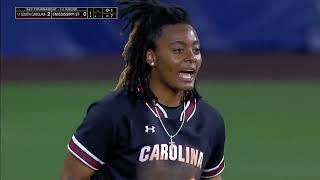 South Carolina vs #17 Mississippi State | First Round | Full College Softball 05/08/2024