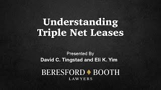 Understanding Triple Net leases