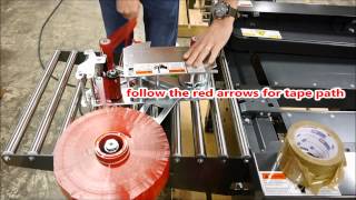 The CAC-60 tape cartridge prevents loose tape rolls - Demonstration