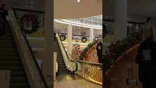 MADRID - El Corte Inglés de Castellana en Navidad (2)🎄Vestíbulo⛄#shorts   #spain #travel