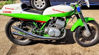 kawasaki kh400 project we did. start to finish.