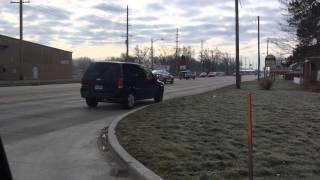 High speed chase in Warsaw Indiana 12-29-14