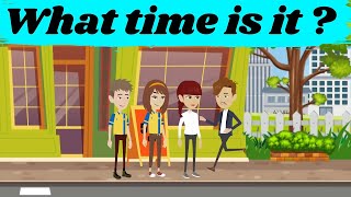 English conversation for real Life - What time is it - ENGLISH WITH KATE