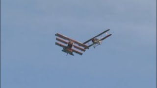 Fokker DR 1 vs SPAD XIII Dogfight demo | WWI aircraft