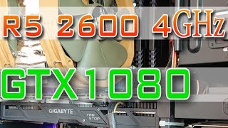 Ryzen 5 2600 4GHz+16gb+GTX1080 G1 Gaming Тест в 10 играх