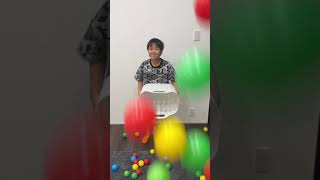 How to play colorful balls🔴🔵🟢🟡Part3 #shorts #レオ