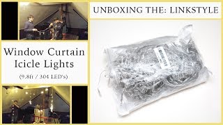 Unboxing: LINKSTYLE Window Curtain Icicle Lights