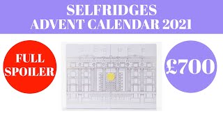 *SPOILER*…SELFRIDGES BEAUTY ADVENT CALENDAR 2021 FULL REVEAL! #ADVENTCALENDAR2021 #SELFRIDGES