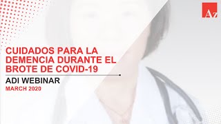 Cuidados para la demencia durante el brote de COVID-19