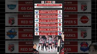 Jadwal Red Sparks Putaran 2 Liga Bola Voli Putri Korea  #ligavolikorea #redsparks #megawatihangestri