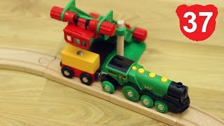 Эпизод 37 : Деревянные игрушки BRIO Hay Loading Station 33792 деревянная железная дорога игра