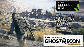 Tom Clancy's Ghost Recon Wildlands - All Settings | ASUS ROG STRIX GL503GE laptop