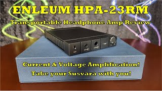 Enleum HPA-23RM Transportable Headphone Amplifier - 2 Great Amps, 1 Small Package