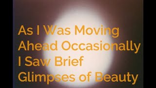 As I Was Moving Ahead Occasionally I Saw Brief Glimpses of Beauty (Dir. Jonas Mekas)