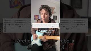 How to play the Arctic Monkeys - Arabella guitar solo (tabs) #arcticmonkeys #guitarsolo #guitartabs