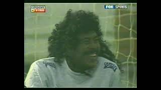 Goles y atajadas del arquero colombiano José René Higuita.