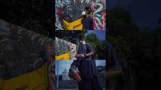 I shot a Graffiti b roll 🥵 #trendingshorts #trending #viral #graffiti #wallpainting #viralshorts