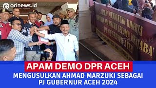 APAM MENGUSULKAN AHMAD MARZUKI KE DPR ACEH | Kamis, 15 Juni 2023