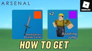 HOW TO GET THE ANNIHILATOR'S BROKEN SWORD ST PATRICK'S DAY EVENT IN ARSENAL! (Roblox Arsenal)