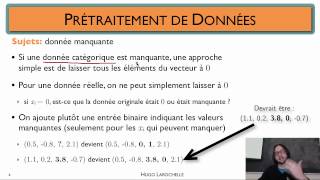 Apprentissage automatique [1.10] : Concepts fondamentaux - prétraitement de données