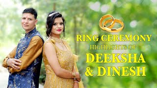 Ring Ceremony Highlights 2022 | Deeksha & Dinesh Ring Ceremony | The Movie Designs | Palampur | HP