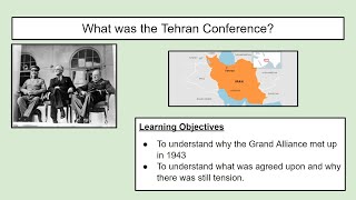 2 What was the Tehran Conference