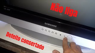 tv samsung não liga - totalmente parada - modelo CL21Z43mq