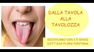 Esperienza per #bambini sui #5sensi DALLA TAVOLA ALLA TAVOLOZZA con COLORI ALIMENTARI