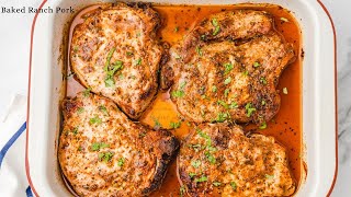 Baked Ranch Pork Chops