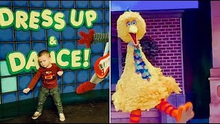 Sesame Street Dance and Exercise with BIG BIRD. Lets Party Pre-show Meet & Greet Characters