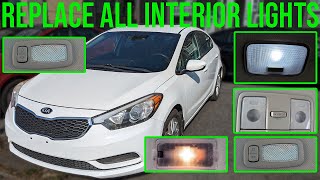 How to Replace Interior Lights (COMPLETE GUIDE) - Kia Forte (2014-2018)