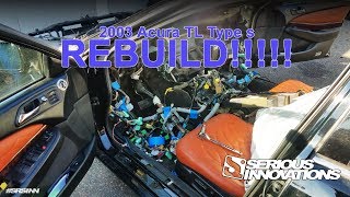 Jay Hard takes car apart And Accord Touring Headlights installation