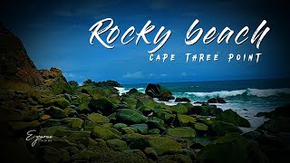 Uncovering the Hidden Beauty of Second Cape's Rocky Beach - Cape Three Points | #tourghana