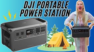 DJI Power 1000 Portable Power Station Review 2200W Solar Generator Home Backup, Camping & RV