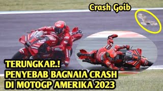 BERITA MOTOGP HARI INI, TERUNGKAP PENYEBAB BAGNAIA CRASH DI MOTOGP AMERIKA 2023