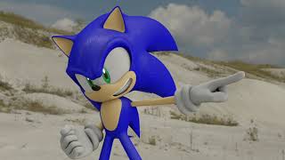 Very Rough Sonic BLENDER TEST ANIMATION