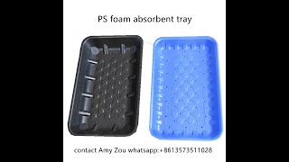 PS foam absorbent tray food container box foam dish making machine,contact Amy Zou:+8613573511028