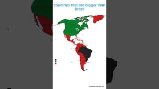 countries that are bigger than Brazil #brazil #shorts#short#shortvideo#english#shortsfeed #youtube