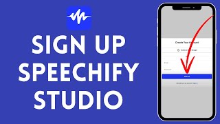 How to Sign Up to Speechify Studio (2024) | Register to Speechify Studio