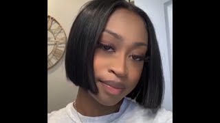 SHORT BOB WIG WINNER!!🗣She Reviewed Our Lace Front Bob Wig | Best Natural Look!