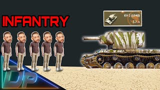 KV-2 but AGAINST INFANTRY...